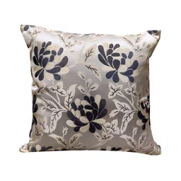 Good Vibes Grey & Gold-Toned 5 Pieces Ethnic Motifs Square Cushion Covers image 3