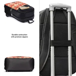 ZOUK Tidal Wave Printed Water Resistance Backpack Up To 16 Inch image 3