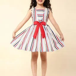 a.t.u.n. A T U N Multicoloured Striped Dress image 2