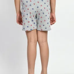 BAESD Girls Pack Of 3 Floral Printed Pure Cotton Shorts image 3