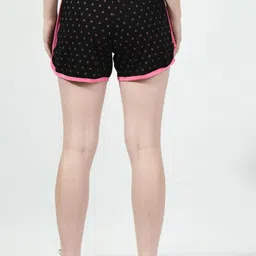 BAESD Women Pack of 3 Printed Pure Cotton High-Rise Shorts image 5