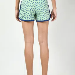 BAESD Women Pack Of 3 Conversational Printed High-Rise Pure Cotton Shorts image 4