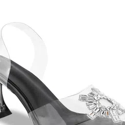 Try Me Embellished Stiletto Heeled Peep Toe image 3