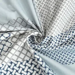 Bromwick Blue 250 TC King Bedsheet with 2 Pillow Covers image 5