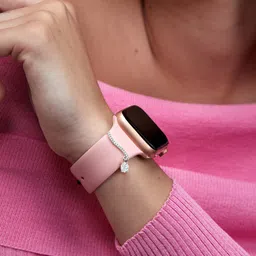 MINUTIAE Silver-Plated Crystal-Studded Watch Charm image 5