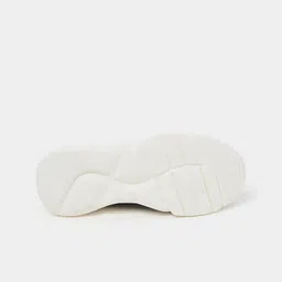 Styli Men Navy Blue And White Woven Design High-Top Slip-On Sneakers image 2