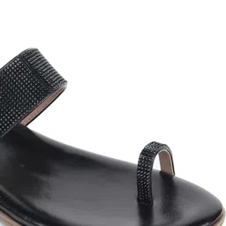 Shezone Women Embellished Open Toe Flats image 3