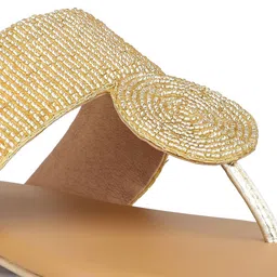 Inc 5 Embellished Square Open Toe Flats image 4