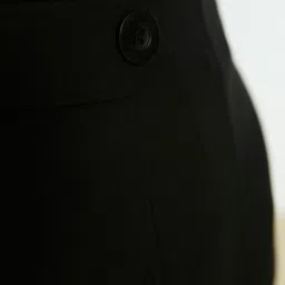 Trendyol Women Mid Rise Regular Fit Pleated Formal Trousers image 2