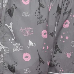 NOIRA Women Pack Of 2 Printed Lounge Shorts image 3