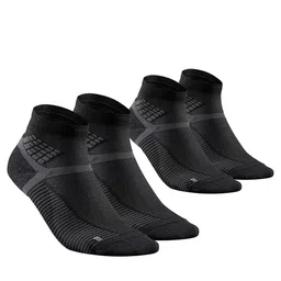 Quechua By Decathlon Men Pack Of 2 Patterned Ankle-Length Socks image 4