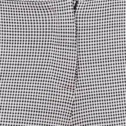 Mast & Harbour Women Black Flared Micro Checked Parallel Trousers image 3