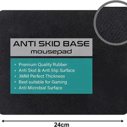 The Desi Monk Non-Slip Designer Printed Anti-Skid Gaming Mouse Pad for Computer/Laptop, (M113) Non Slip Base Mousepad image 4