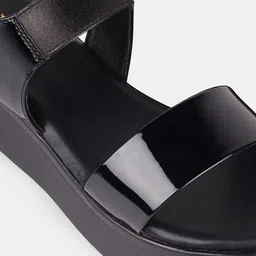 T.ELEVEN Open Toe Backstrap Wedge Heels image 5
