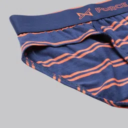 Force NXT Men Assorted Striped Super Combed Cotton Premium Brief image 5