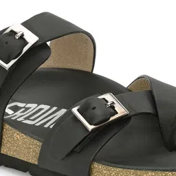 AfroJack Men Leather One Toe Flats With Buckles image 2