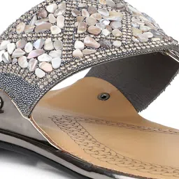 Inc 5 Embellished One Toe Flats image 4