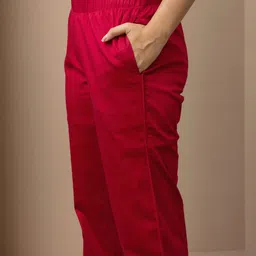 Lakshita Women Smart Straight Fit Ethnic Trousers image 5