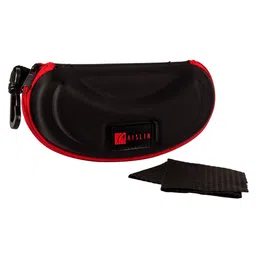 AISLIN Unisex Oval Sunglasses with UV Protected Lens ES_12476-17-AS-K8073-BRW-GLBK-OV image 4