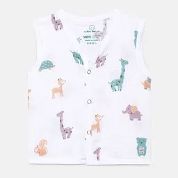 The Boo Boo Club Set Of 4 Printed Sustainable Organic Cotton Muslin Jhabla image 3