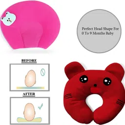 houseofcommon Polyester Fibre Animals Baby Pillow Pack of 2 image 2