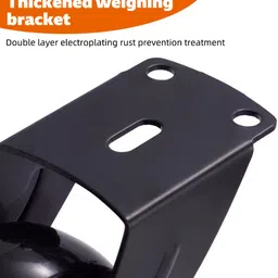 serplex Heavy Duty Rigid Door Caster Wheels Fixed Furniture Caster image 3