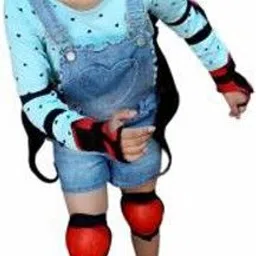 l'avenir Protective Skating / Cycling Guard Kit | Multi Sport Gear for Kids / Teens - MEDIUM (10-13yrs) | Head + Elbow + Knee + Hand Guards Skating Kit image 2
