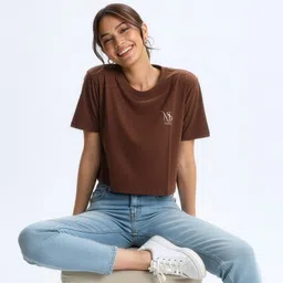 msafashion Casual Regular Sleeves Solid Women White Top image 3