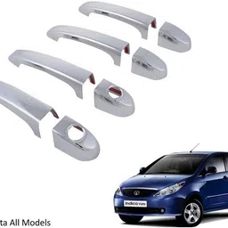 auto e-shopping Car Handle Latch Cover For Tata Vista All Model Set of 4 Pieces Car Grab Handle Cover-picture-10