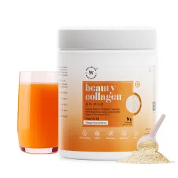 Wellbeing Nutrition Beauty Collagen 250g | 25 Serving | Mango Peach Flavor | Anti-Aging | Hair | Nails | Skin-image-28