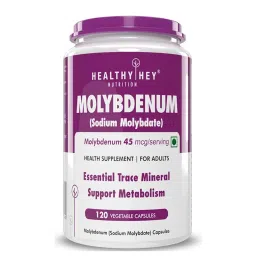 HealthyHey Nutrition Molybdenum - Trace Mineral Supplement for Liver Support and Detoxification of Environmental Toxins - 120 Capsules-picture-14