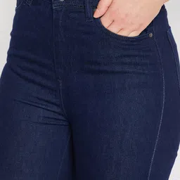 Madame Women Mid-Rise Frayed Denim Cotton Jeans image 2