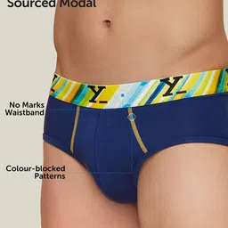 XYXX Men Pack Of 5 Dynamo Modal Basic Briefs image 4