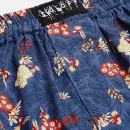 SHOWOFF Printed Slim Fit Boxers 143-6_Blue image 5