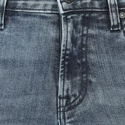 EVERBLUE Men Solid Stretchable Tapered Slim Fit Heavy Fade Mid-Rise Jeans image 2