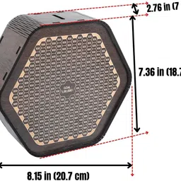 sumago trading Traditional Piggy Bank for Adults & Kids | Cash & Coin Box with Carved Design Coin Bank image 2