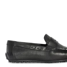 RARE RABBIT Men Saffian Textured Leather Formal Loafers image 4