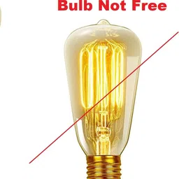 cruv Aluminum Copper Color Cutting Design Shade Hanging Light (Pack of 1) Pendants Ceiling Lamp image 5