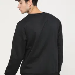 highlander Men Full Sleeve Self Design Sweatshirt image 2