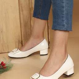 ELLE Embellished Block Pumps image 2