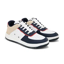 Fashion Victim Men Colourblocked Memory Foam Insole Lightweight Sneakers image 3