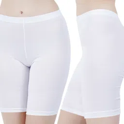 buy that trendz Solid Women White Cycling Shorts-picture-21