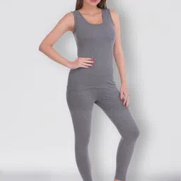 SELFCARE Pack Of 2 Sleeveless Thermal Tops image 5