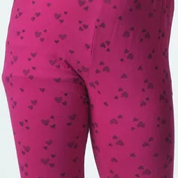 BAESD Girls Pack Of 5 Printed Pure Cotton Ankle Length Leggings image 4