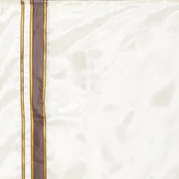 Sethukrishna Men Peach-Coloured & Off White Shirt with Dhoti Set image 2