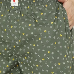 UnderJeans by Spykar Printed Cotton Boxers UJNPBX0069065 image 5