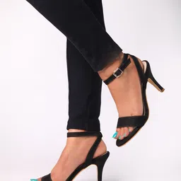 Monrow Women Black Heels-image-22