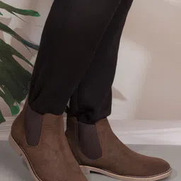 ID Men Suede Casual Chelsea Boots image 3