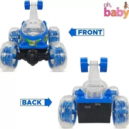 acsmart 360" Stunt Rolling Rechargeable Car with light and music image 3
