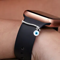 MINUTIAE Silver-Plated Crystal-Studded Watch Charm-picture-10